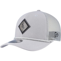 Chicago White Sox Logo 9SEVENTY Stretch-Snap Adjustable Hat Gray