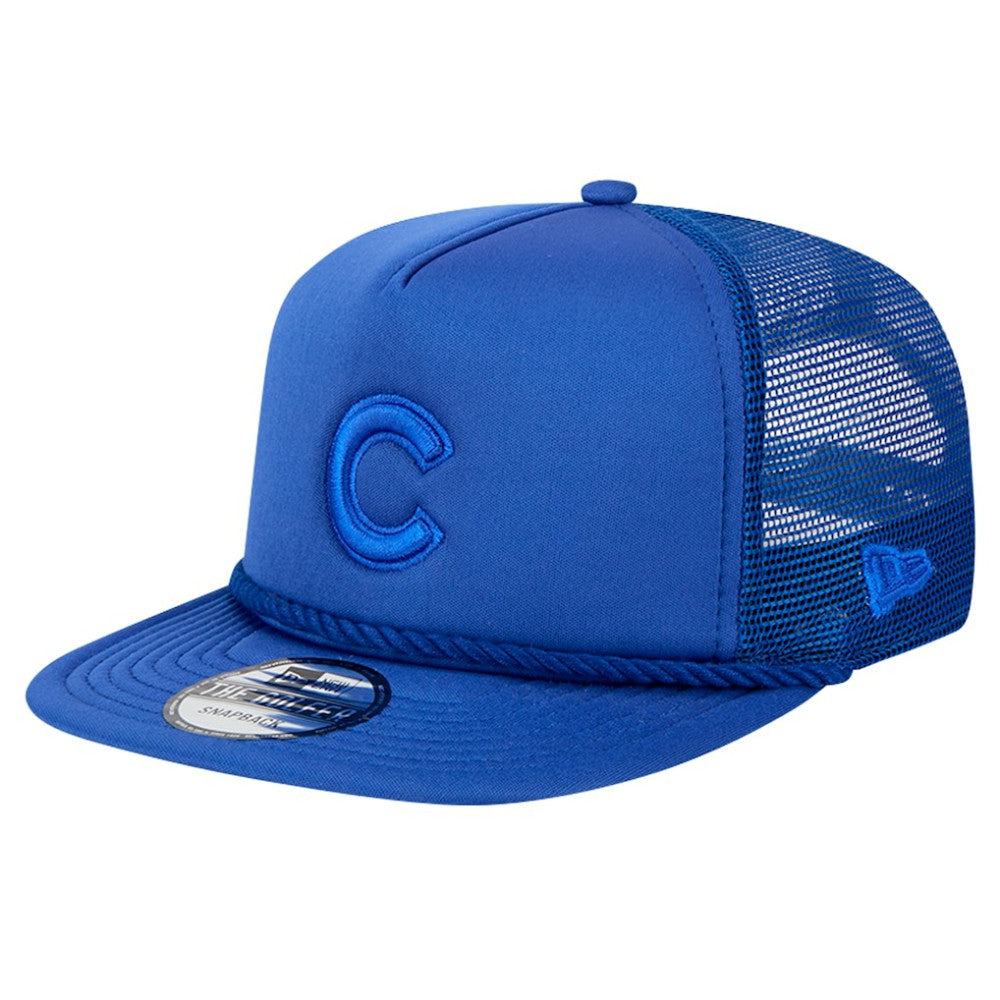 Chicago Cubs Tone Foam Meshback Golfer Snapback Hat Royal