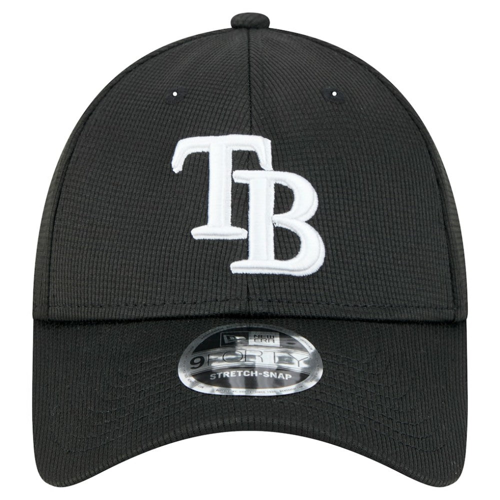 Tampa Bay Rays Pivot 9FORTY Adjustable Hat Black