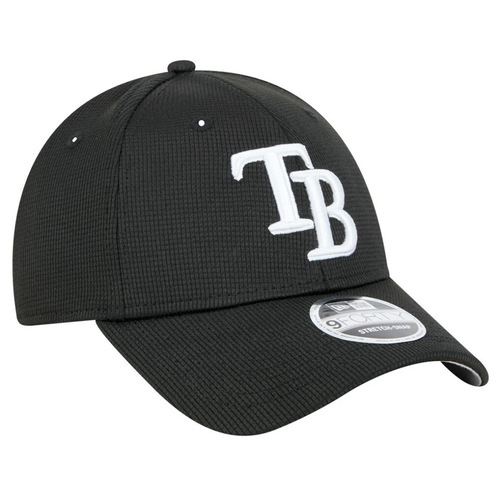 Tampa Bay Rays Pivot 9FORTY Adjustable Hat Black