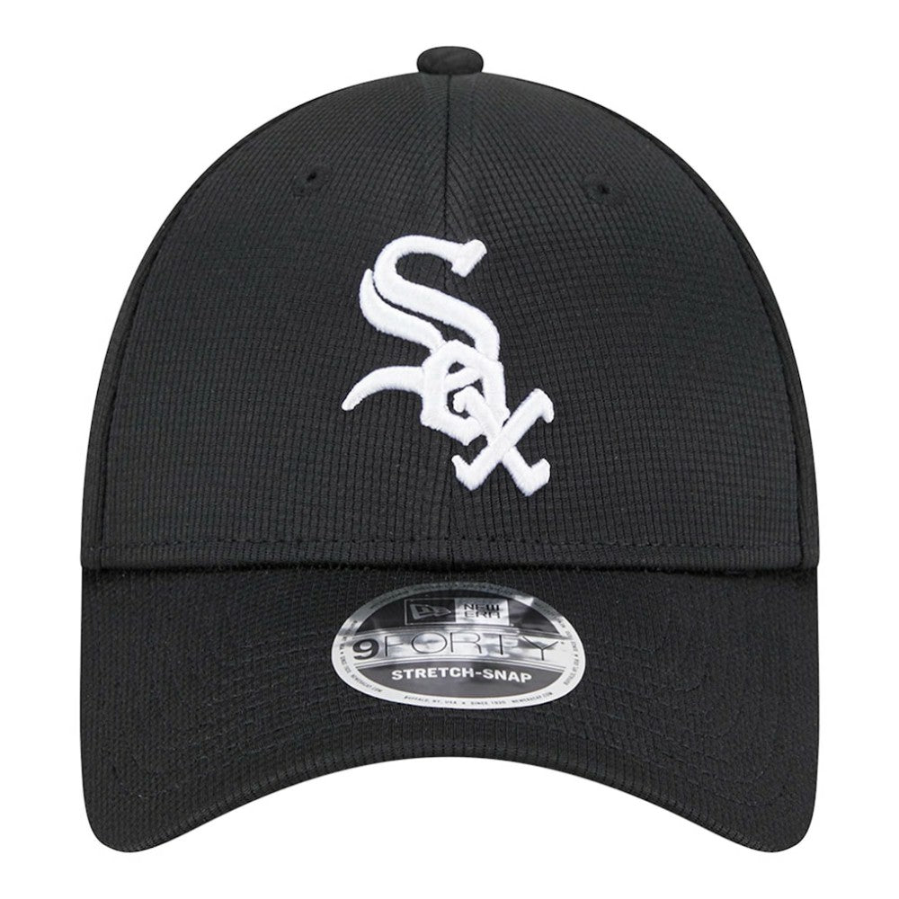 Chicago White Sox Pivot 9FORTY Adjustable Hat Black