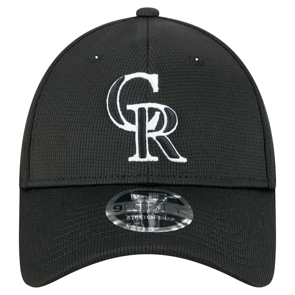 Colorado Rockies Pivot 9FORTY Adjustable Hat Black