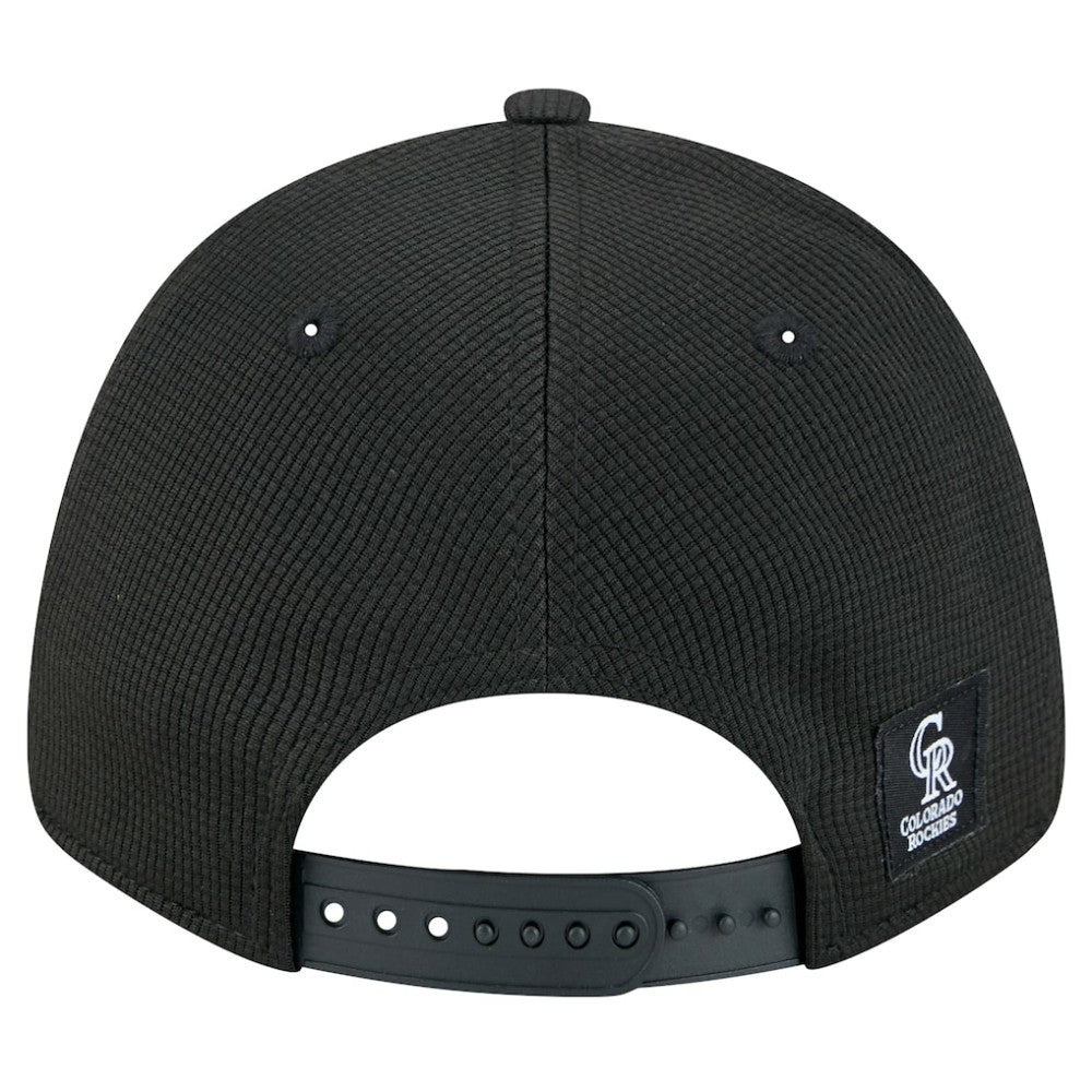 Colorado Rockies Pivot 9FORTY Adjustable Hat Black