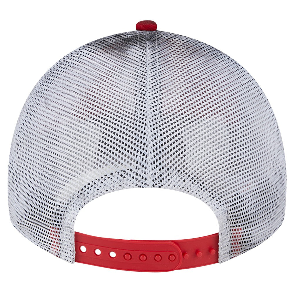 Los Angeles Angels Team Slick Trucker 9TWENTY Adjustable Hat Red