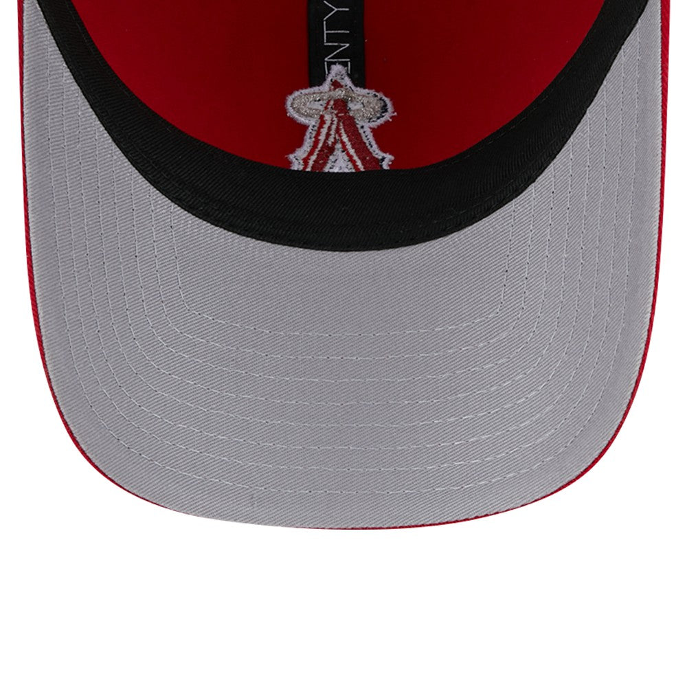 Los Angeles Angels Team Slick Trucker 9TWENTY Adjustable Hat Red