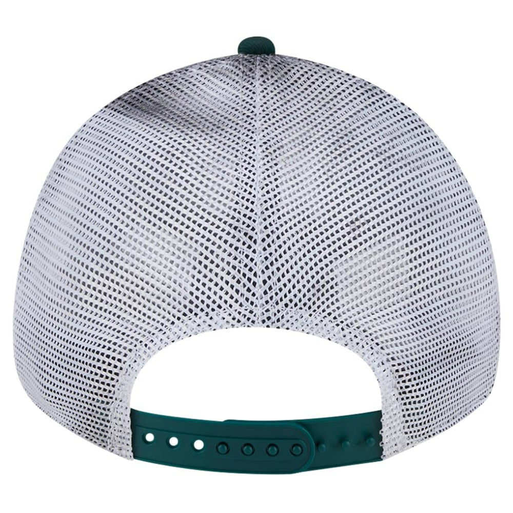 Athletics Team Slick Trucker 9TWENTY Adjustable Hat Green