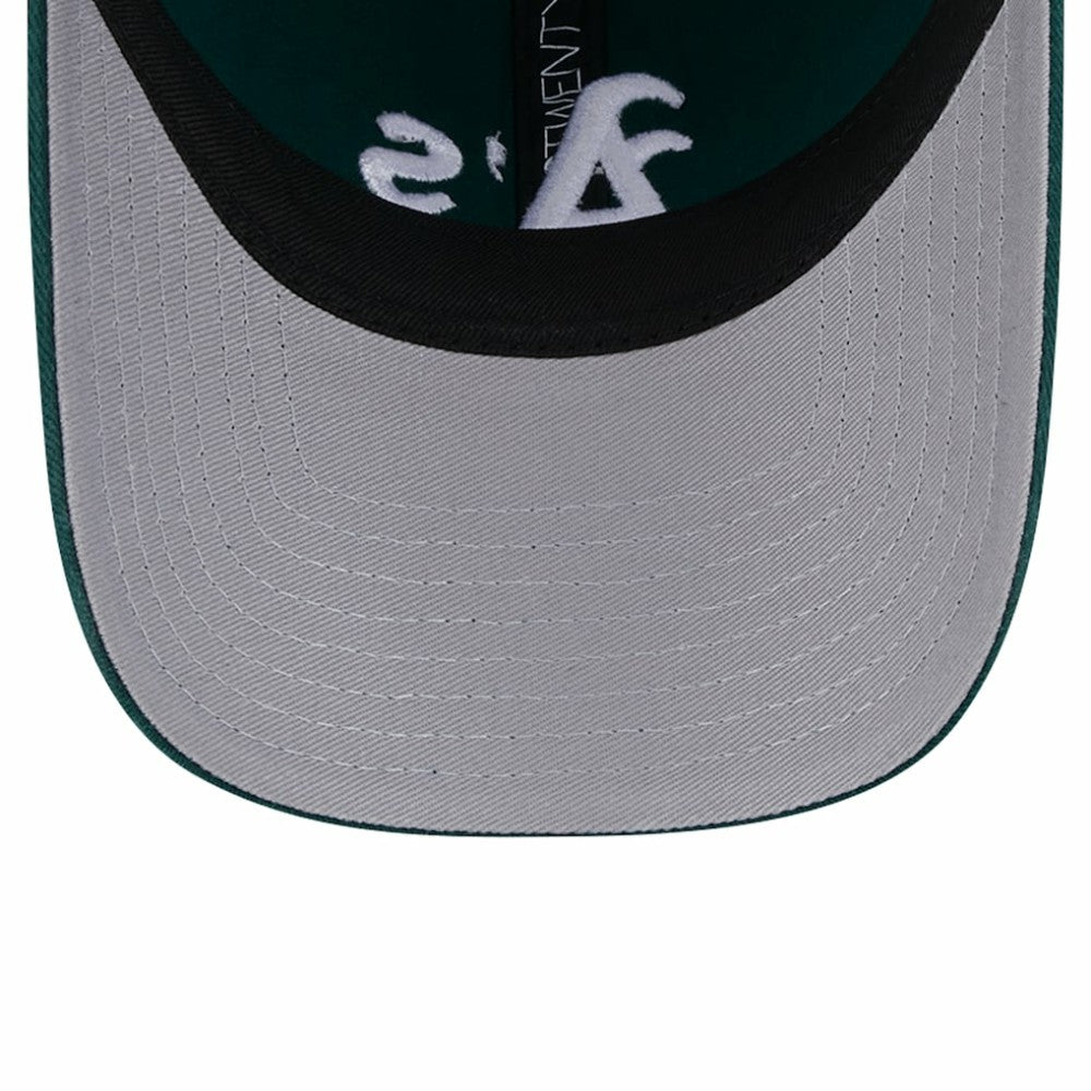 Athletics Team Slick Trucker 9TWENTY Adjustable Hat Green