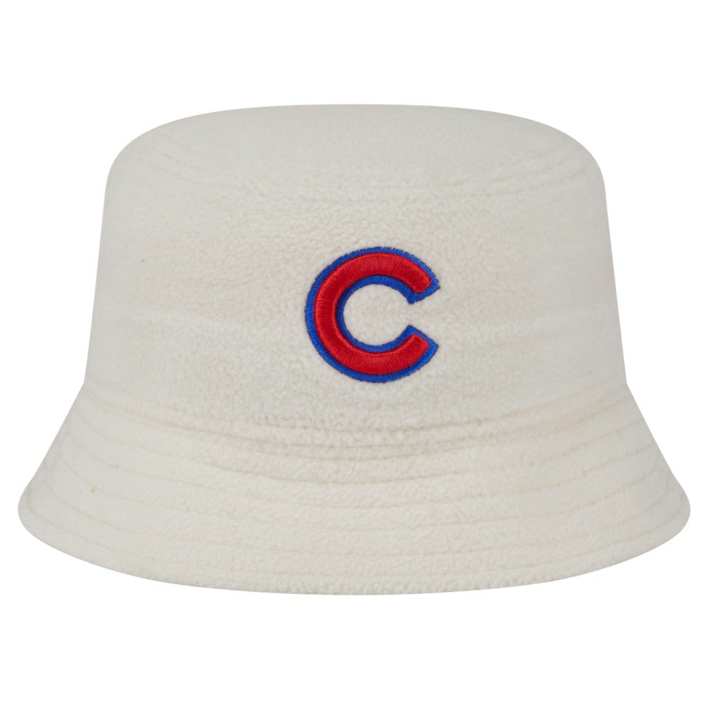 Chicago Cubs Women's Chrome Cozy Bucket Hat White