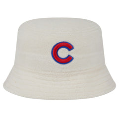 Chicago Cubs Women's Chrome Cozy Bucket Hat White