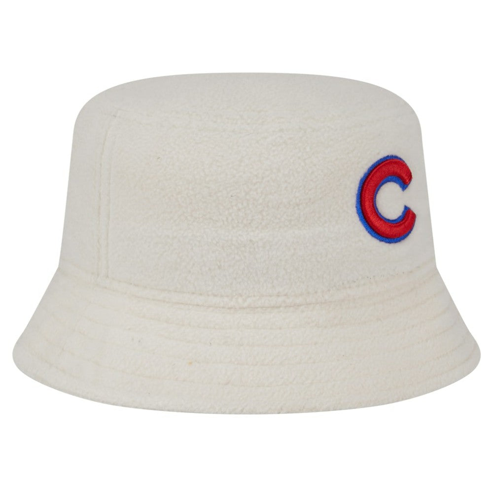 Chicago Cubs Women's Chrome Cozy Bucket Hat White