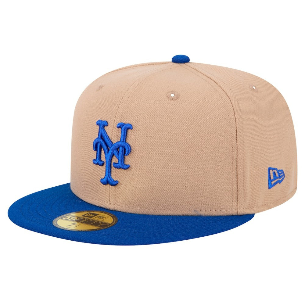 New York Mets 59FIFTY Fitted Hat Khaki