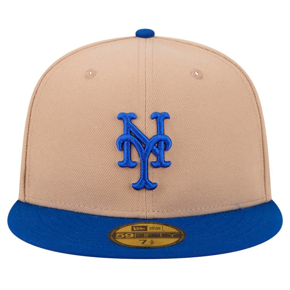 New York Mets 59FIFTY Fitted Hat Khaki