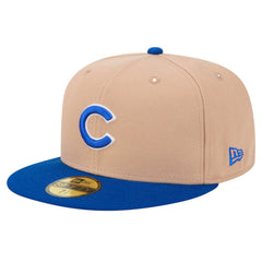 Chicago Cubs 59FIFTY Fitted Hat Khaki