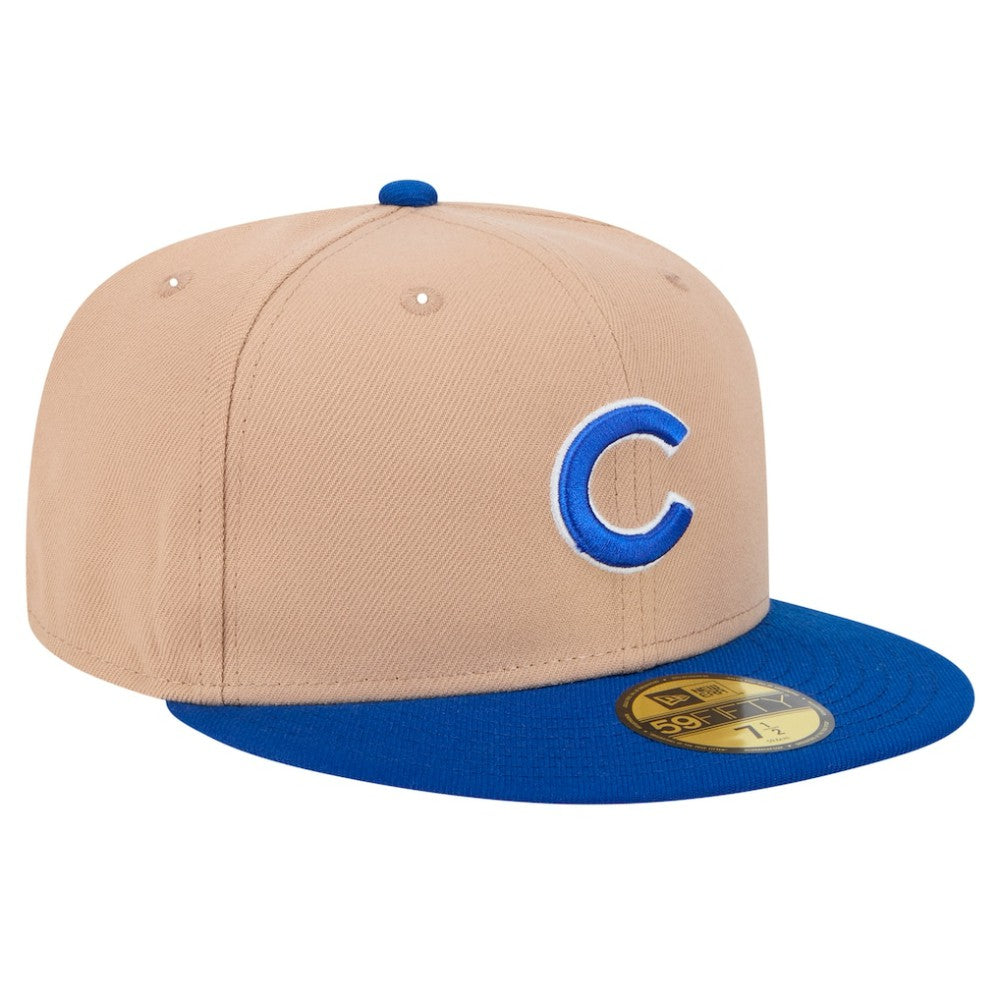 Chicago Cubs 59FIFTY Fitted Hat Khaki