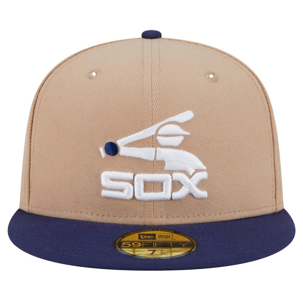 Chicago White Sox 59FIFTY Fitted Hat Khaki