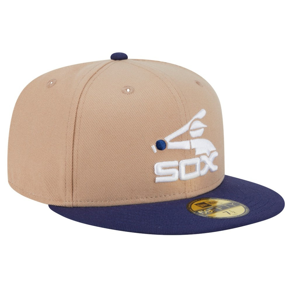 Chicago White Sox 59FIFTY Fitted Hat Khaki