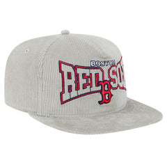 Boston Red Sox Gray Corduroy Golfer Snapback Hat