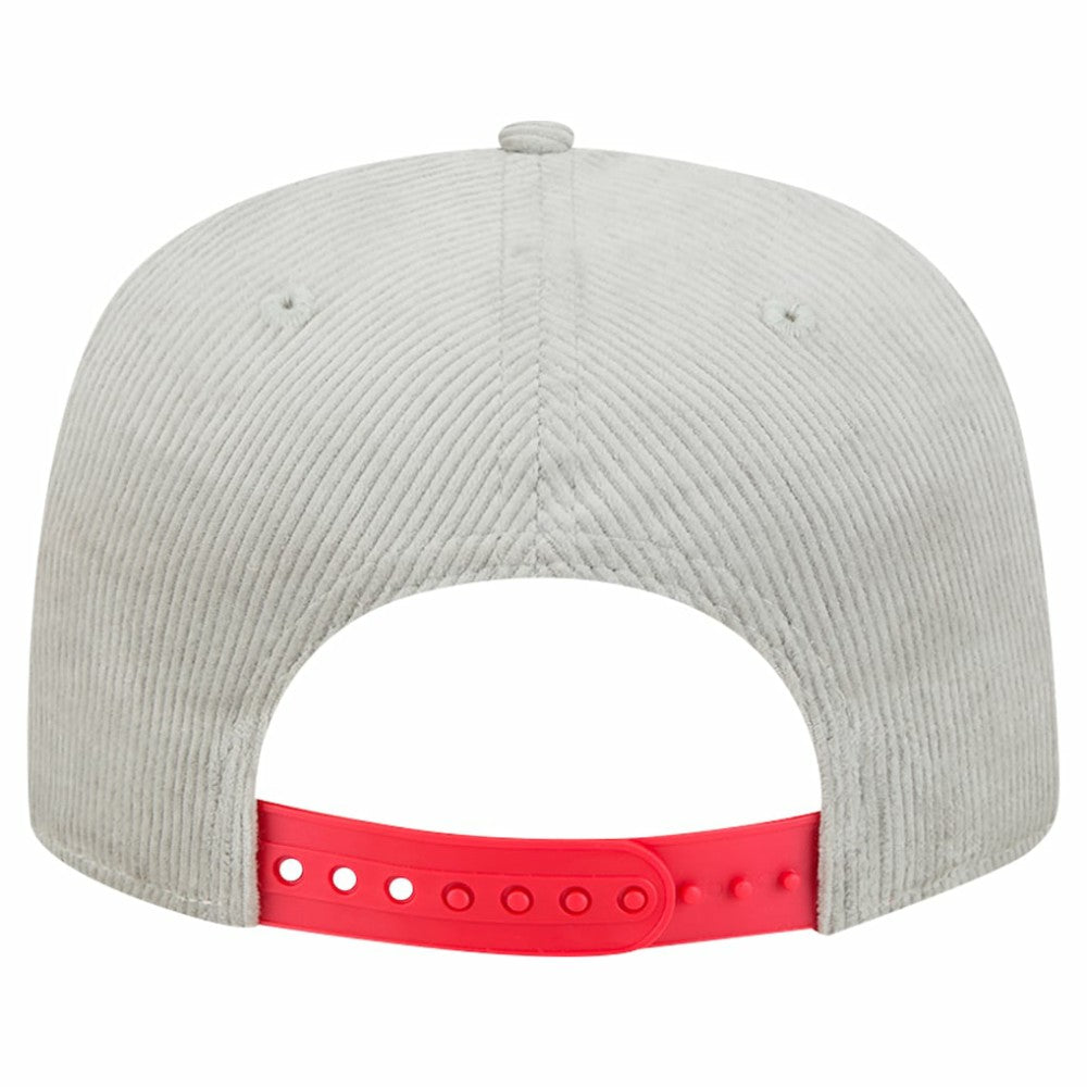 Cincinnati Reds Gray Corduroy Golfer Snapback Hat