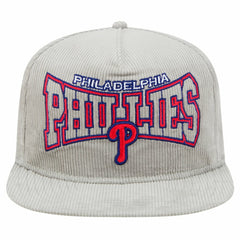 Philadelphia Phillies Gray Corduroy Golfer Snapback Hat
