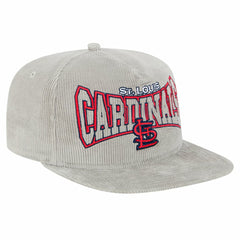 St. Louis Cardinals Gray Corduroy Golfer Snapback Hat