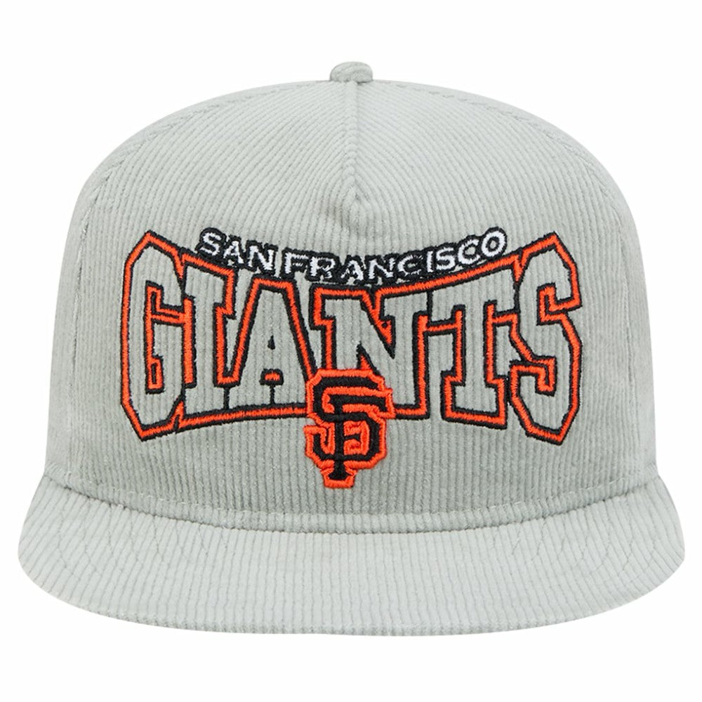 San Francisco Giants Gray Corduroy Golfer Snapback Hat