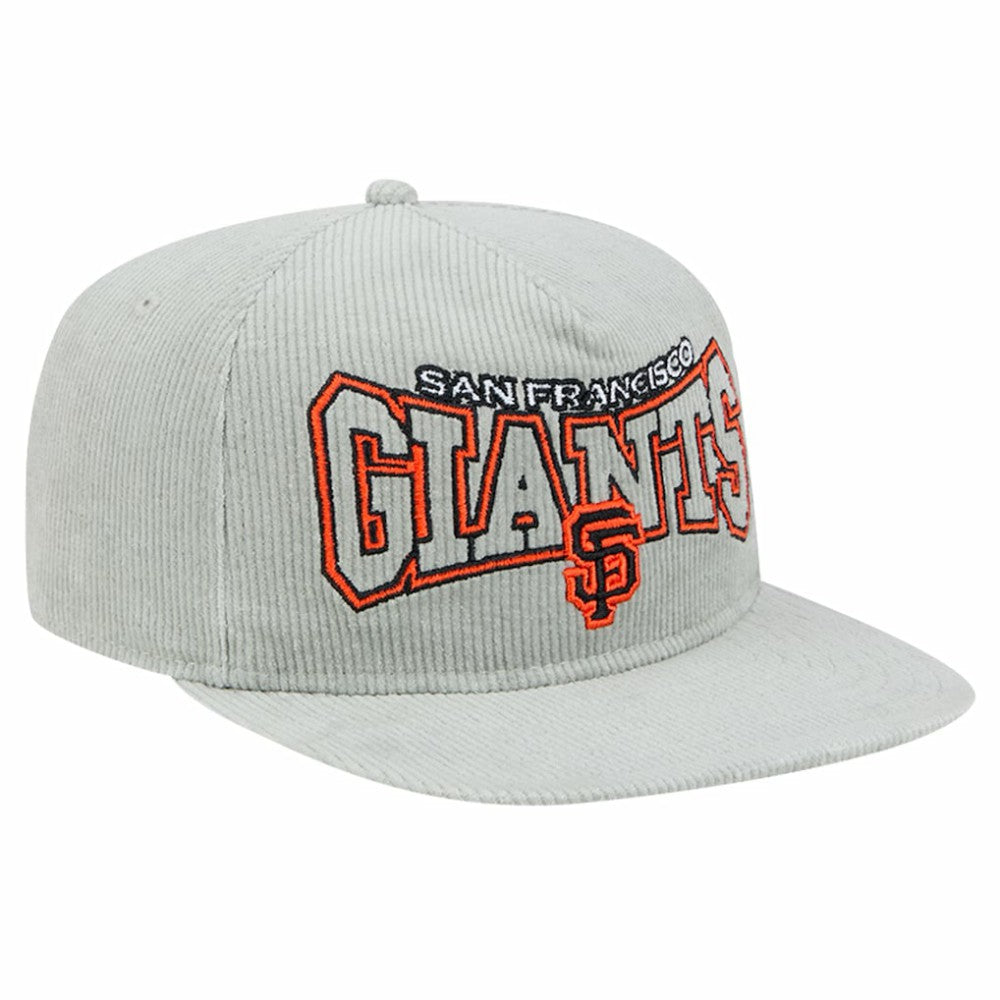 San Francisco Giants Gray Corduroy Golfer Snapback Hat
