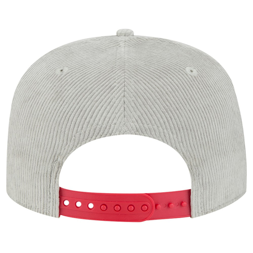 Los Angeles Angels Gray Corduroy Golfer Snapback Hat