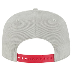 Los Angeles Angels Gray Corduroy Golfer Snapback Hat
