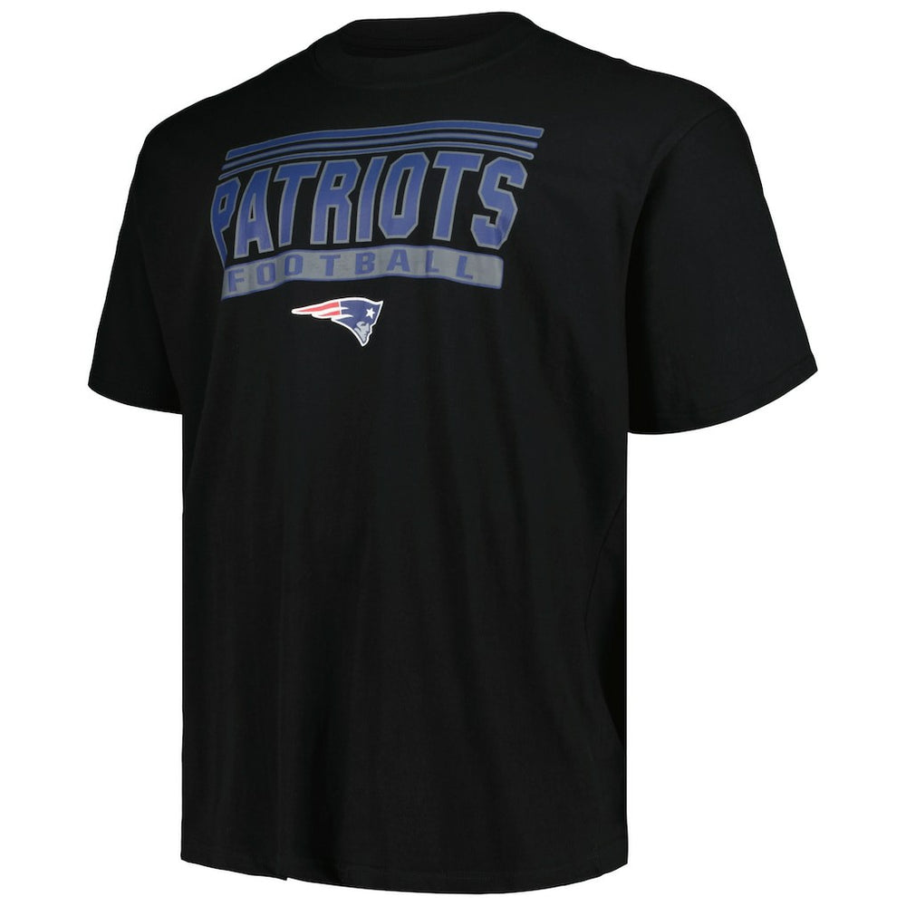 New England Patriots Big & Tall Pop T-Shirt - Black outlet