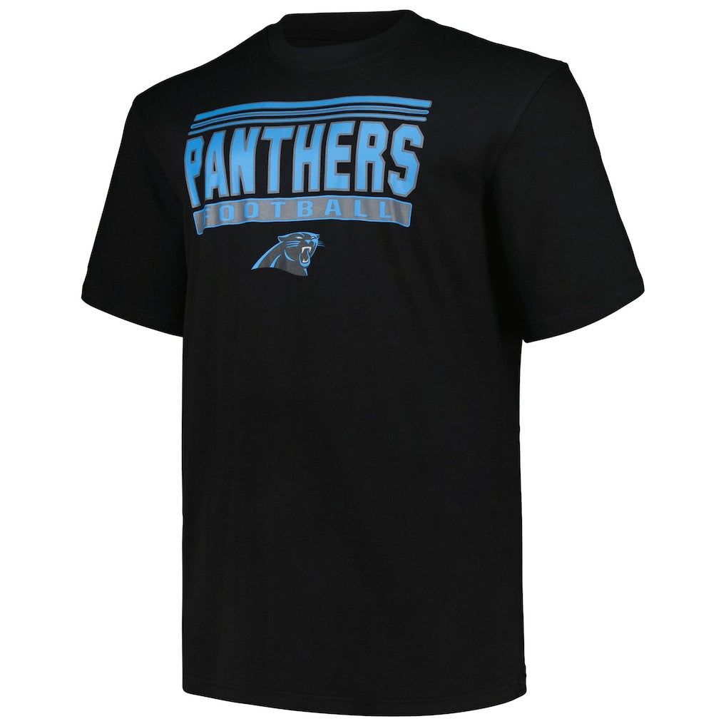 Carolina Panthers Big & Tall Pop T-Shirt - Black sale
