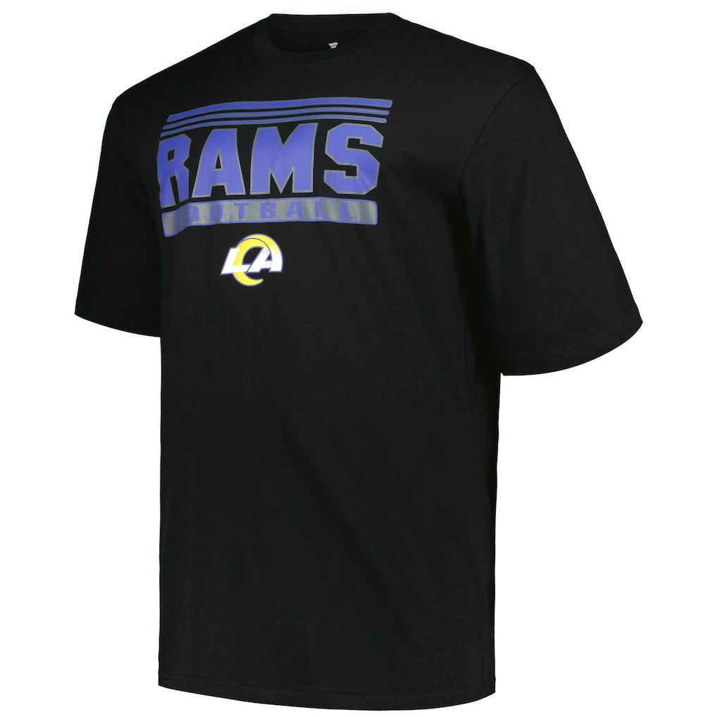 Los Angeles Rams Big & Tall Pop T-Shirt - Black outlet