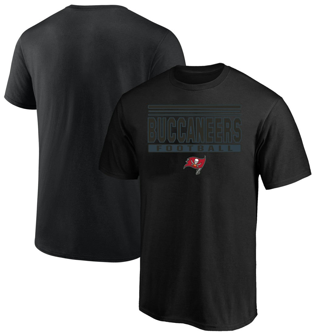 Tampa Bay Buccaneers Big & Tall Pop T-Shirt - Black discount