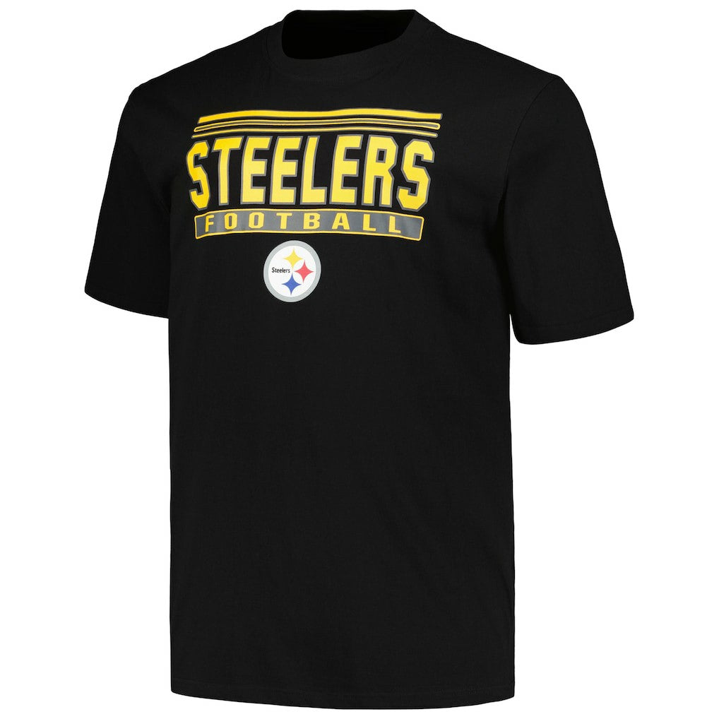 Pittsburgh Steelers Big & Tall Pop T-Shirt - Black cheap