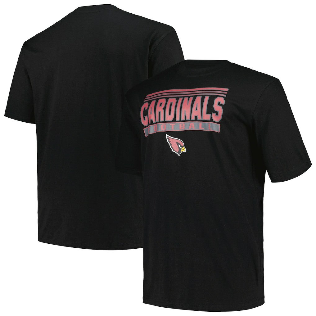 Arizona Cardinals Big & Tall Pop T-Shirt - Black outlet
