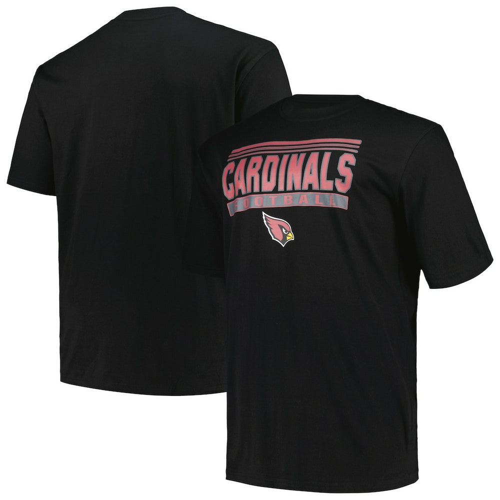 Arizona Cardinals Big & Tall Pop T-Shirt - Black outlet