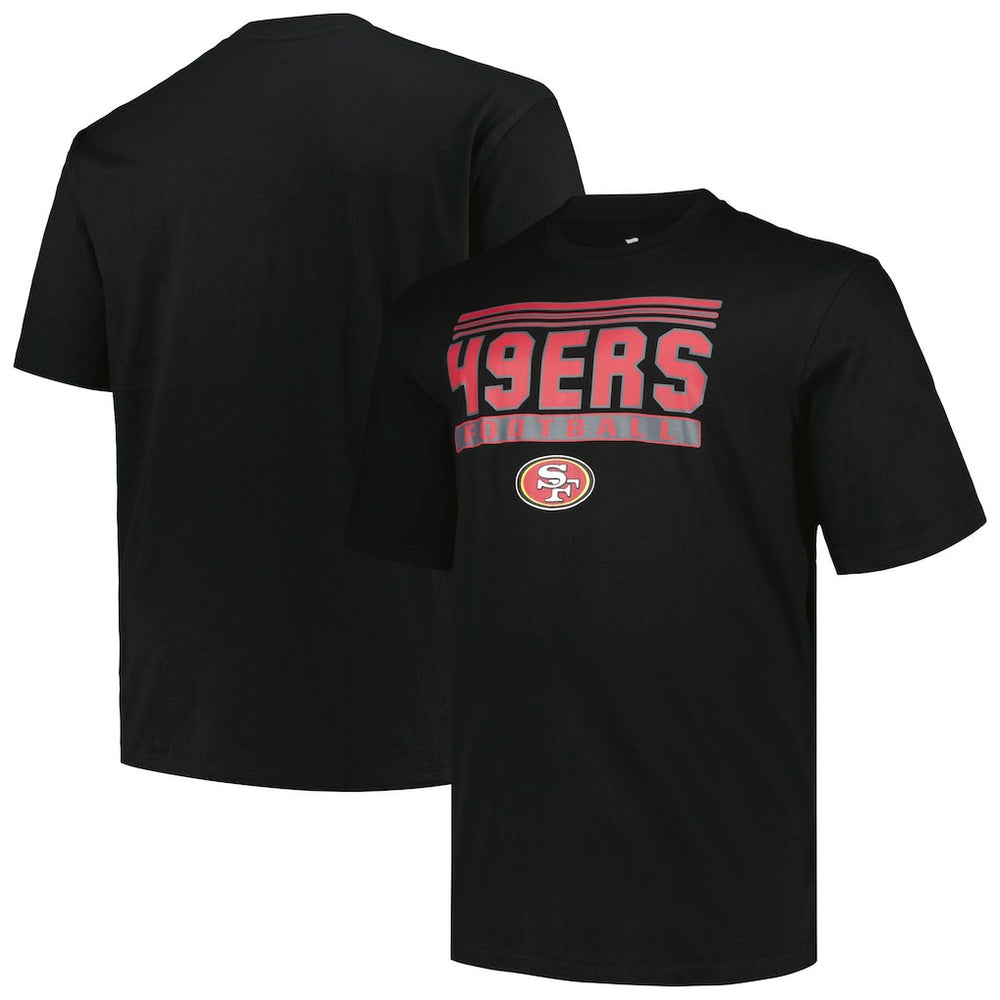 San Francisco 49ers Big & Tall Pop T-Shirt - Black discount