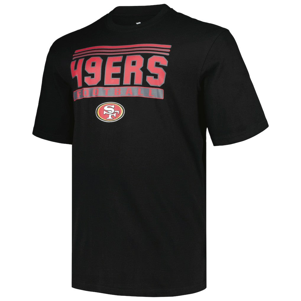 San Francisco 49ers Big & Tall Pop T-Shirt - Black discount