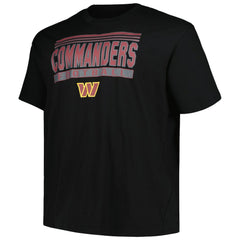 Washington Commanders Big & Tall Pop T-Shirt - Black for sale