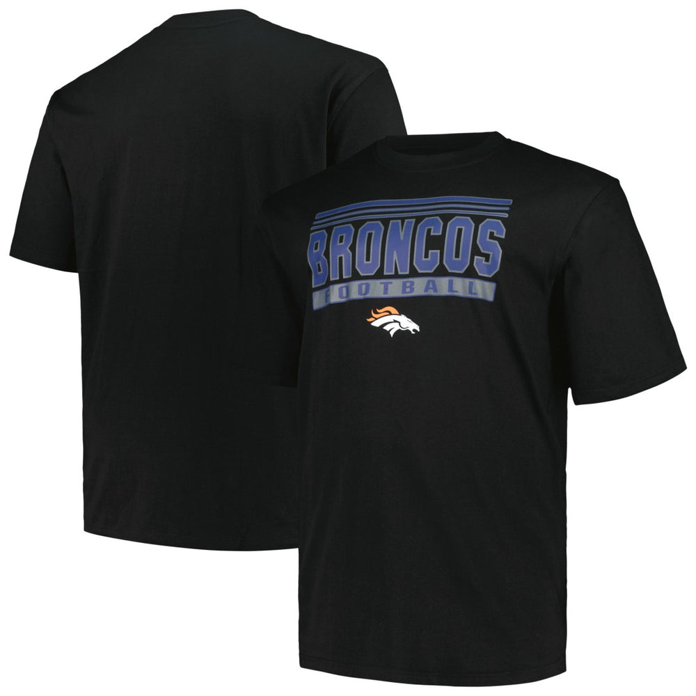 Denver Broncos Big & Tall Pop T-Shirt - Black outlet