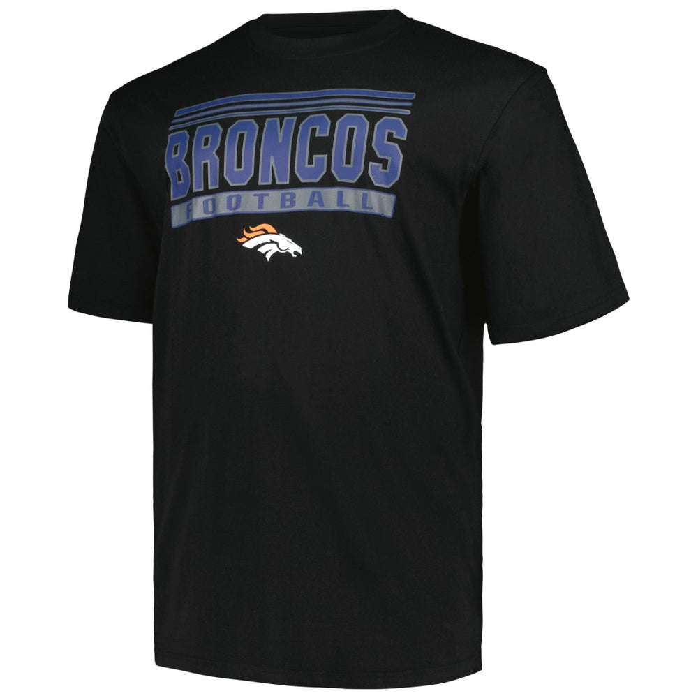 Denver Broncos Big & Tall Pop T-Shirt - Black outlet