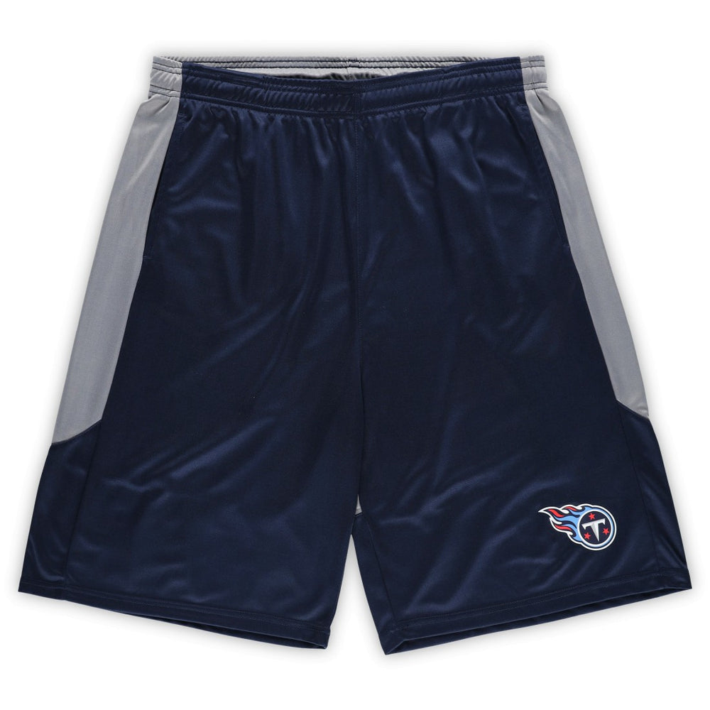 Tennessee Titans Big & Tall Team Logo Shorts - Navy discount
