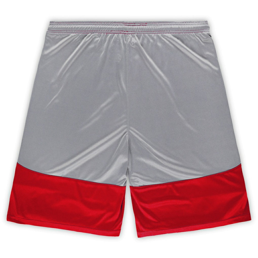San Francisco 49ers Big & Tall Team Logo Shorts - Scarlet cheap