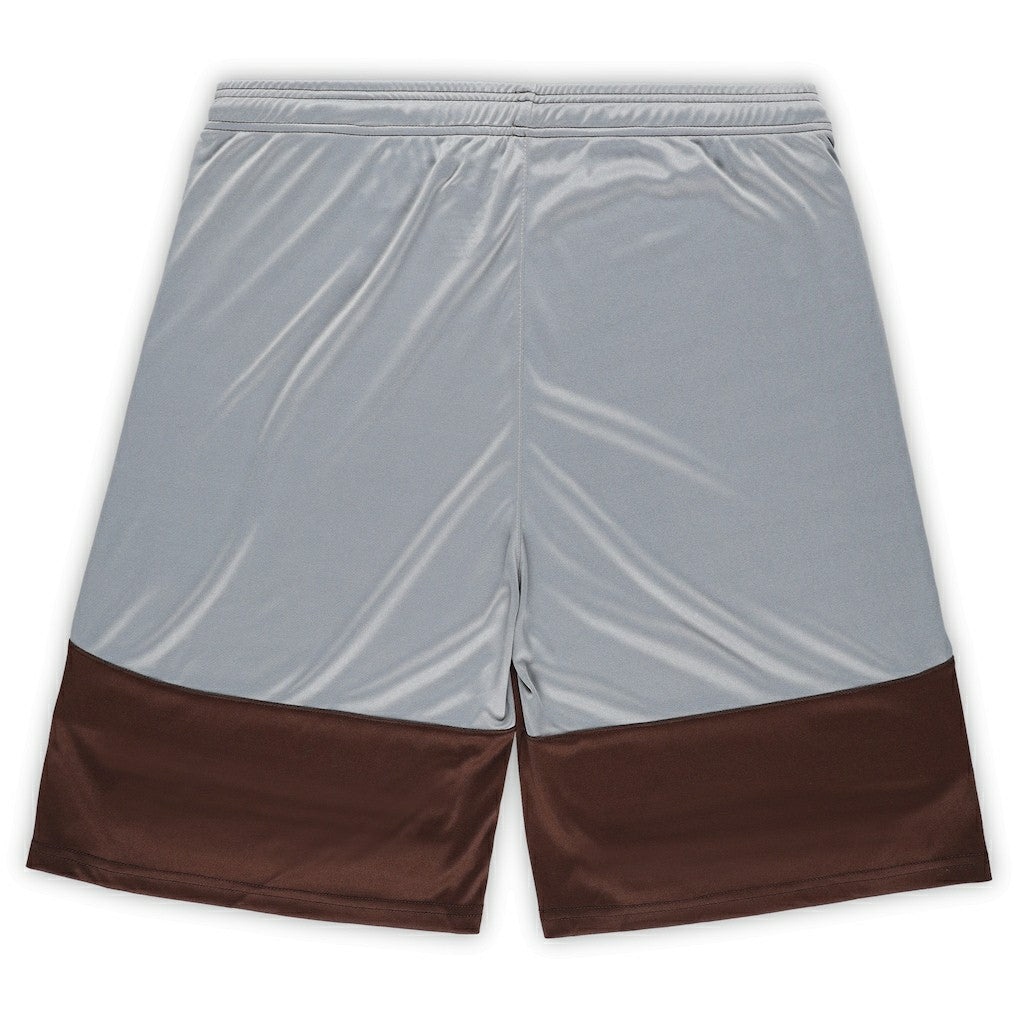 Cleveland Browns Big & Tall Team Logo Shorts - Brown sale
