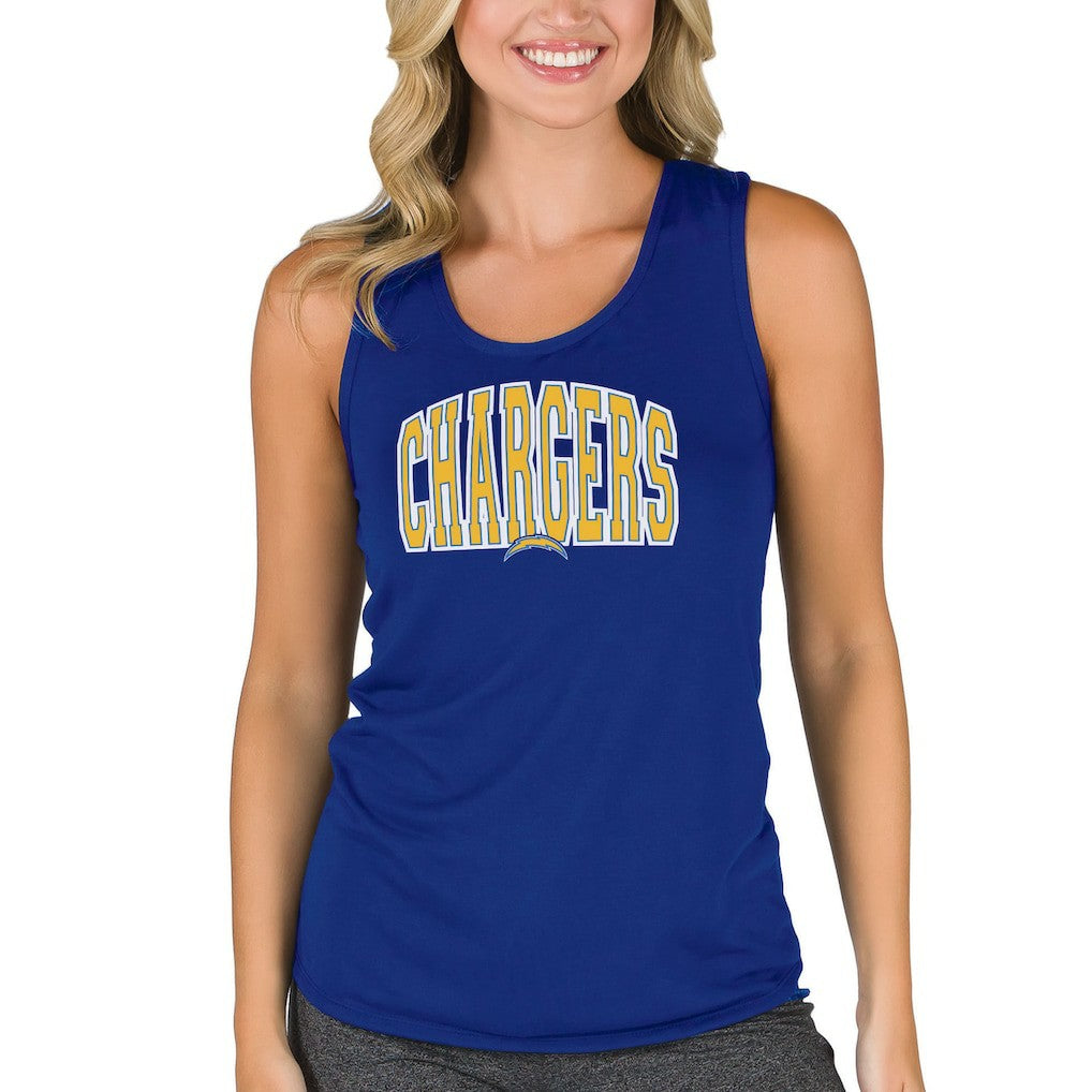 Los Angeles Chargers Concepts Sport Women's Marathon Racer Back Tank Top - Royal for sale