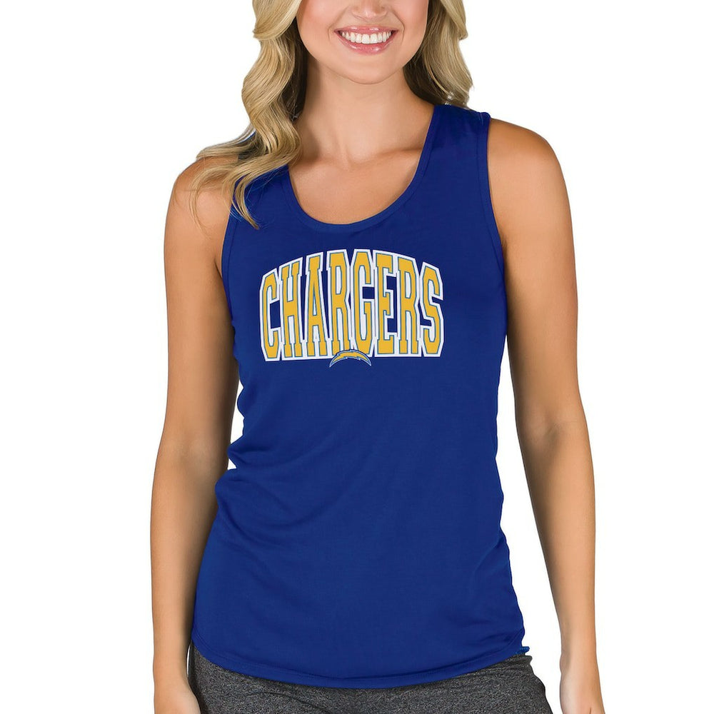 Los Angeles Chargers Concepts Sport Women's Marathon Racer Back Tank Top - Royal for sale