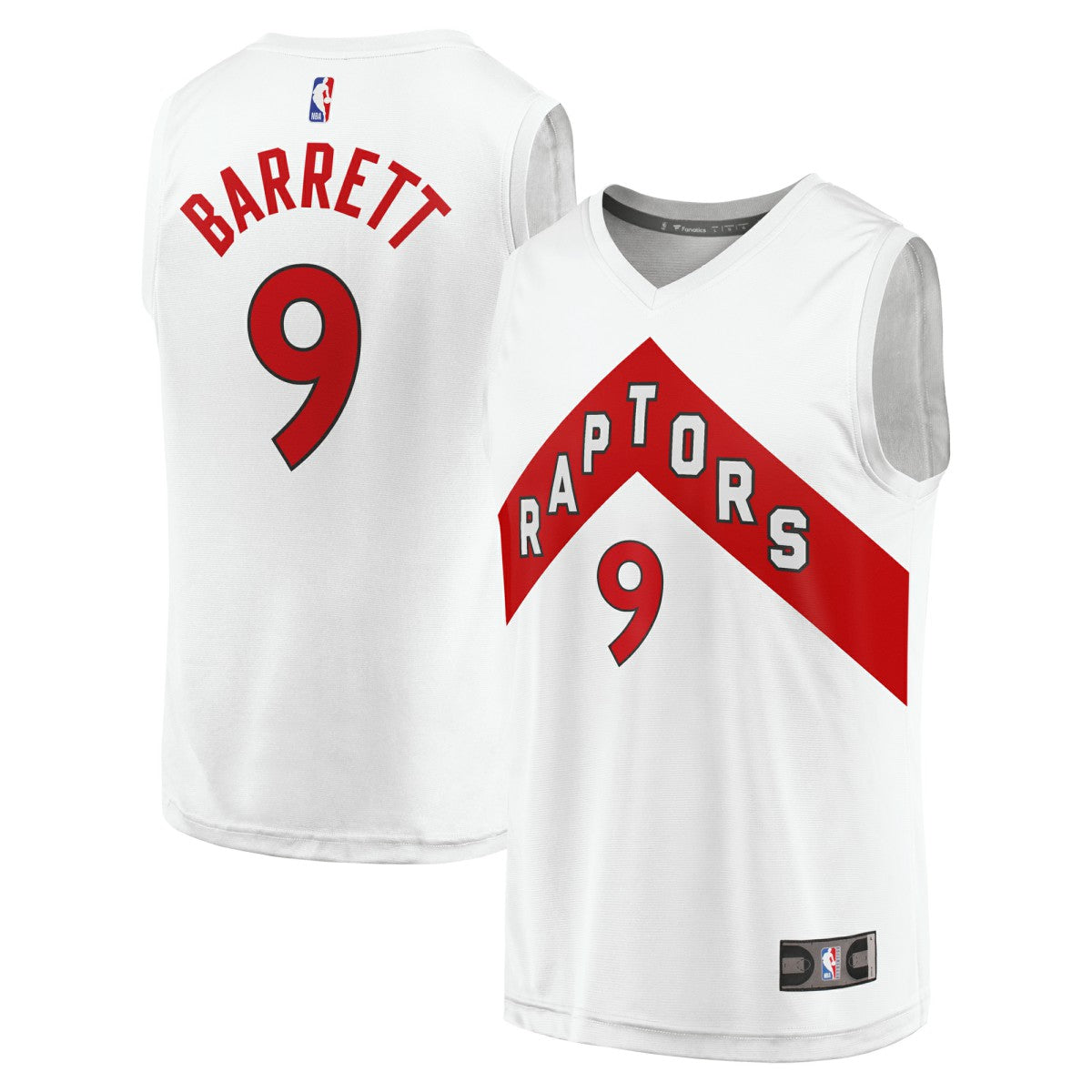 RJ Barrett Toronto Raptors Fast Break Player Jersey - Association Edition - White shop