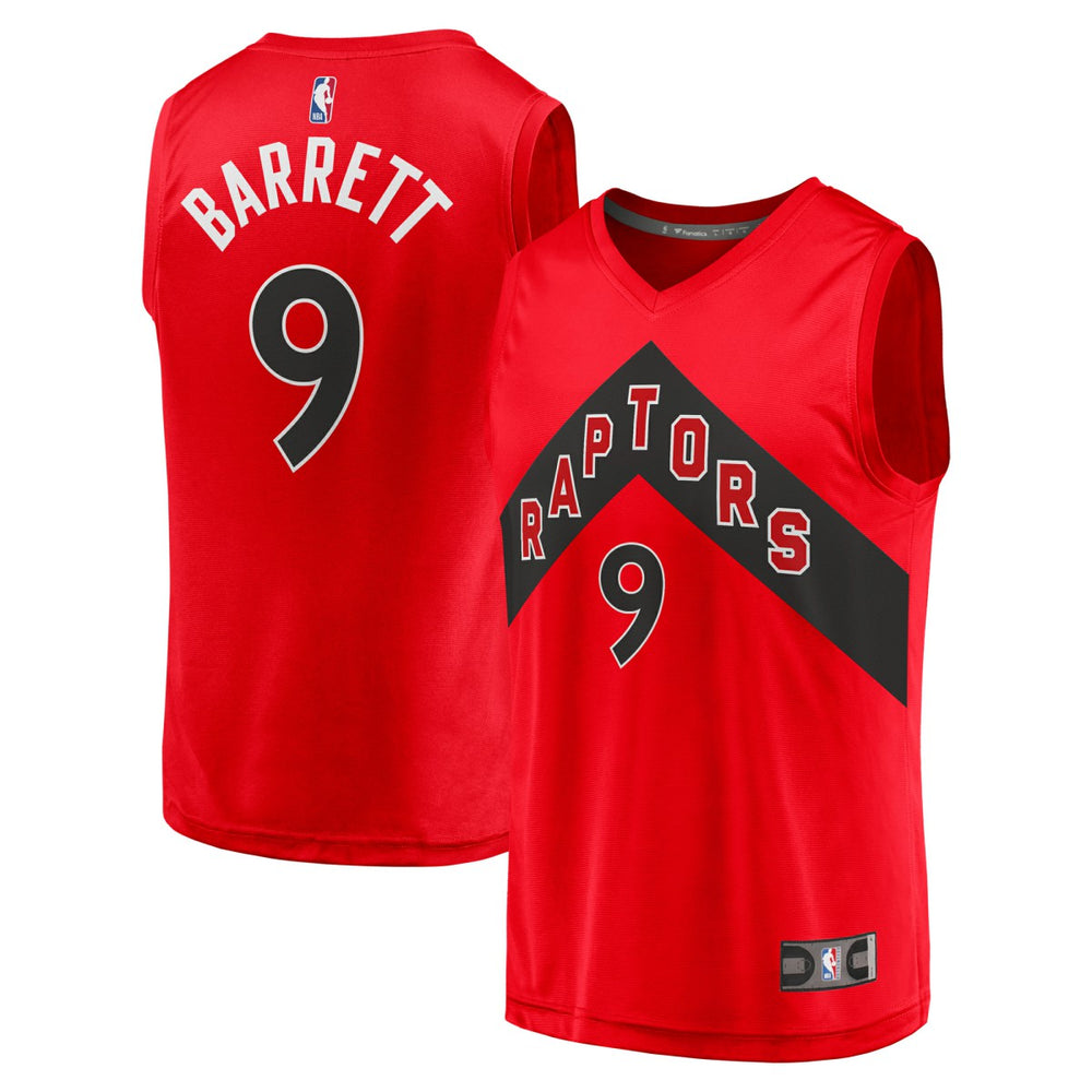 RJ Barrett Toronto Raptors Youth Fast Break Player Jersey - Icon Edition - Red for sale