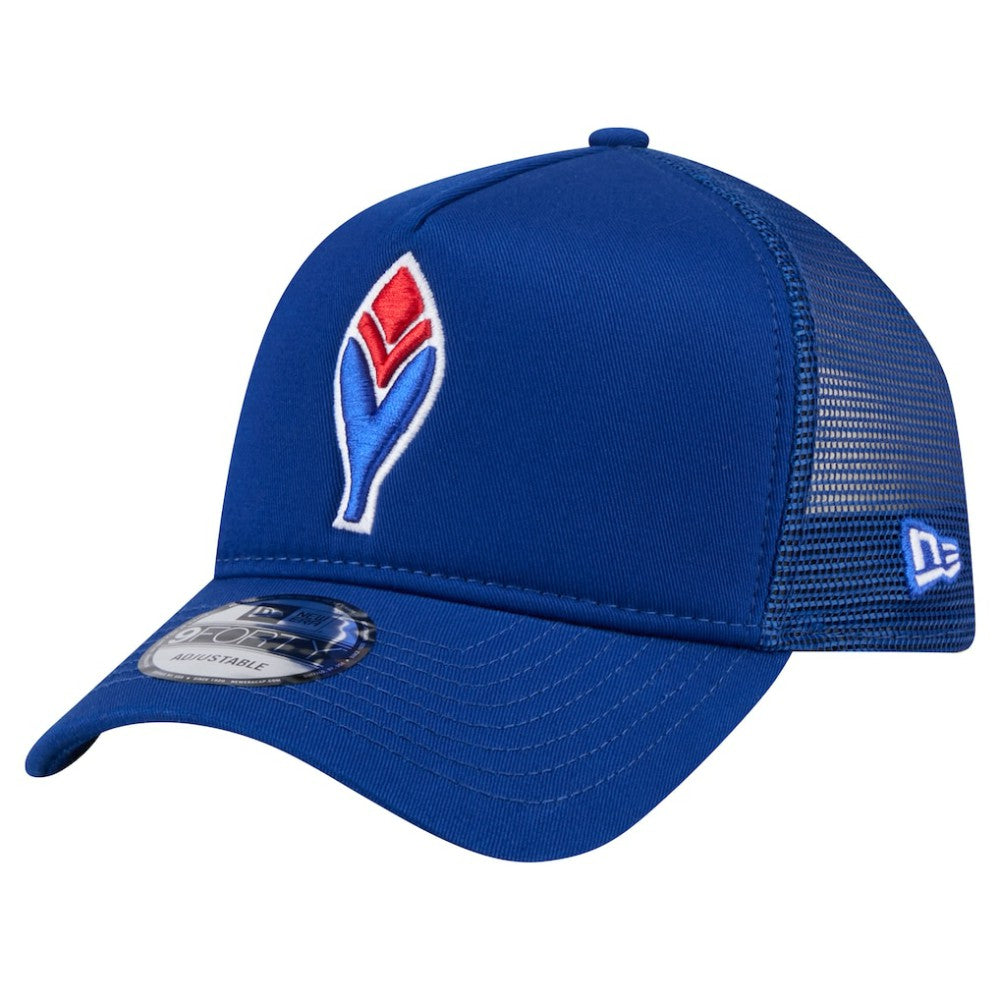 Atlanta Braves 9FORTY A-Frame Trucker Adjustable Hat Royal