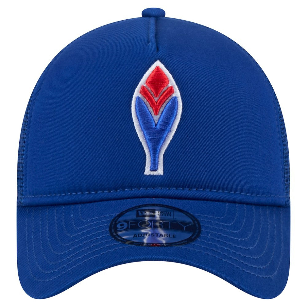 Atlanta Braves 9FORTY A-Frame Trucker Adjustable Hat Royal