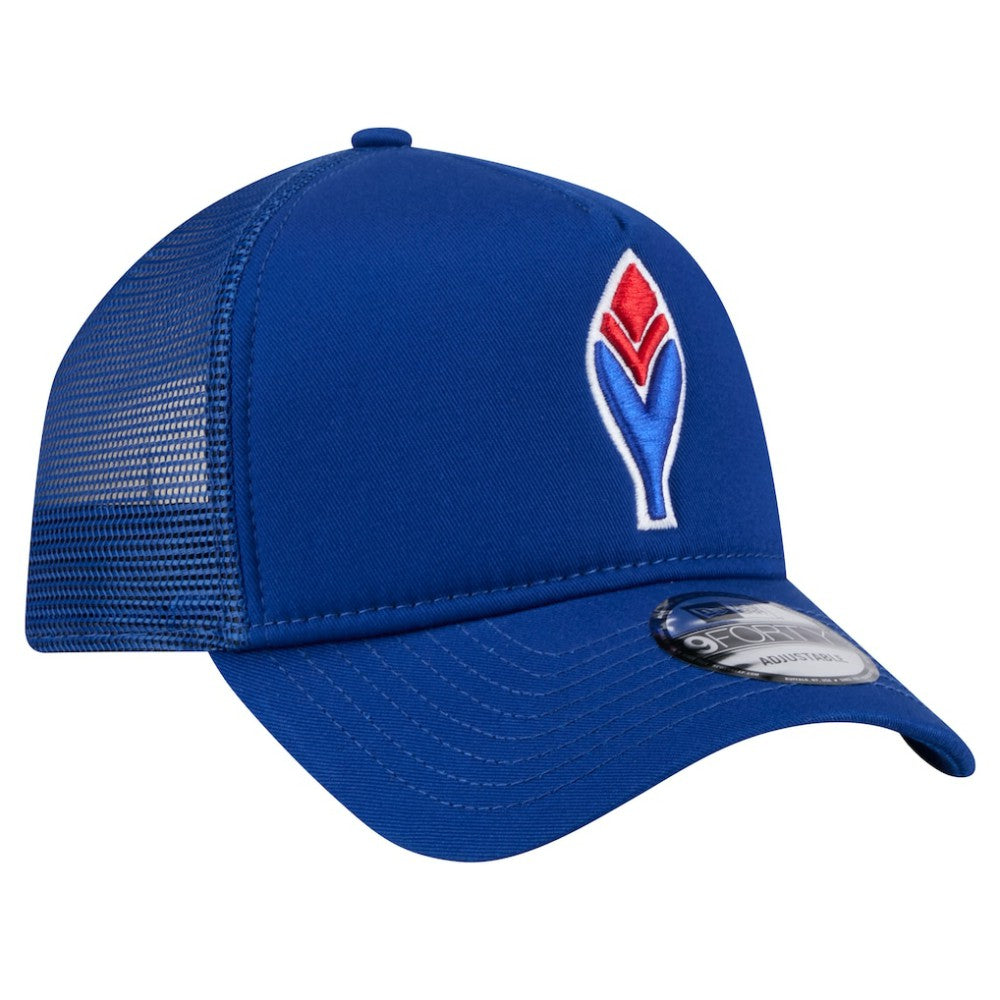 Atlanta Braves 9FORTY A-Frame Trucker Adjustable Hat Royal